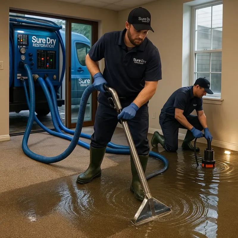 Water Extraction and Removal process in Fulshear, TX